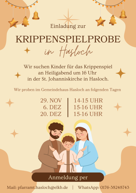 Krippenspiel 2026